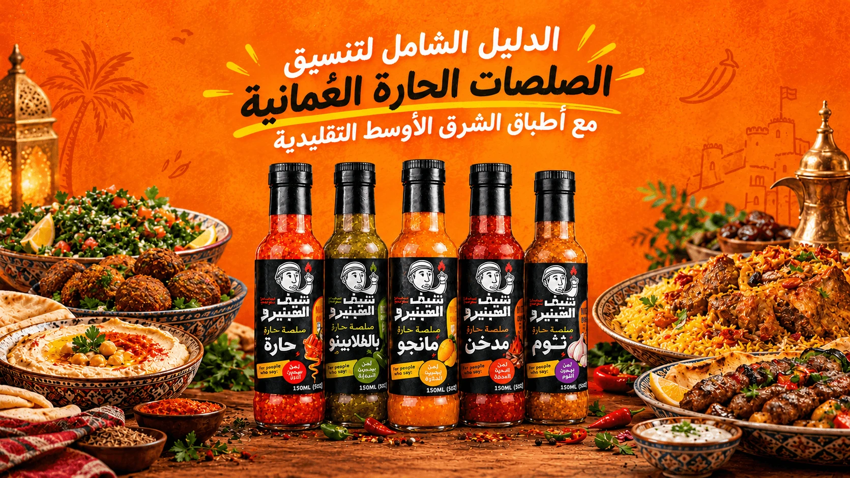 Omani Hot Sauces and Middle Eastern Feast